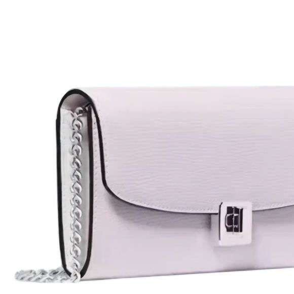 kate spade Lavender Clutch NWT and key charm - Picture 3 of 9